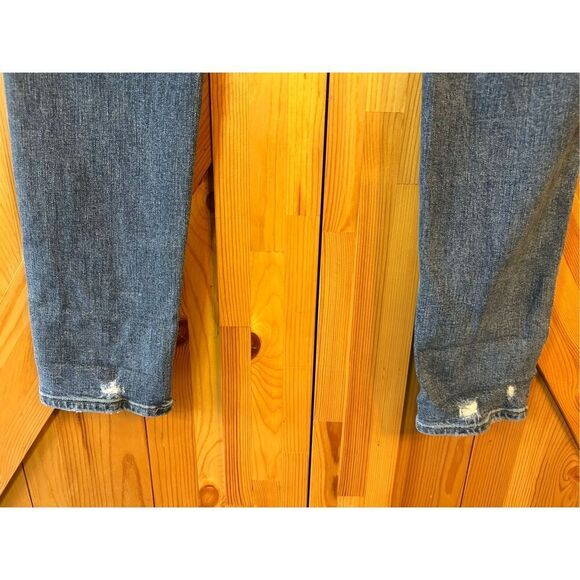 Abercrombie & Fitch Super Skinny Stretch Jeans Mens 29x32 Distressed Med Wash (8 - Picture 5 of 8